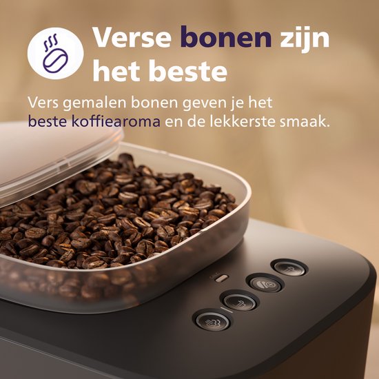 Philips BAR305/60 Baristina - Semi-Automatische Espressomachine - Pistonmachine - Koffiemachine met Bonen - Zwart