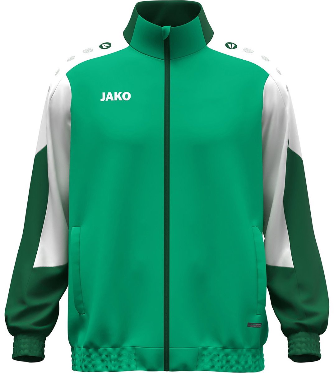 Jako Dynamic Presentatiejack - Groen / Wit / Donkergroen | Maat: XXL