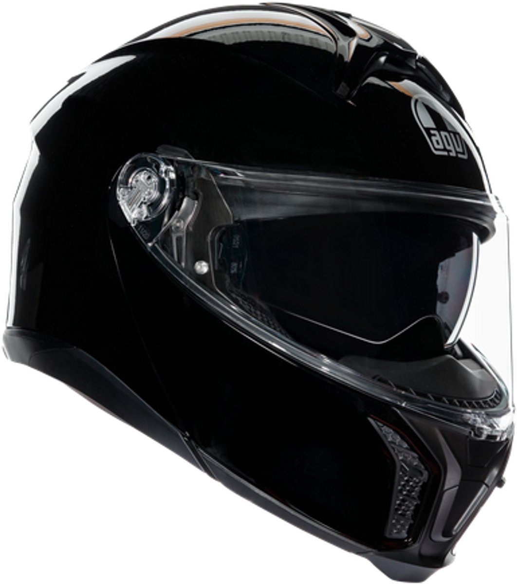 AGV Tourmodular Solid Mplk Zwart Systeemhelm - Helm