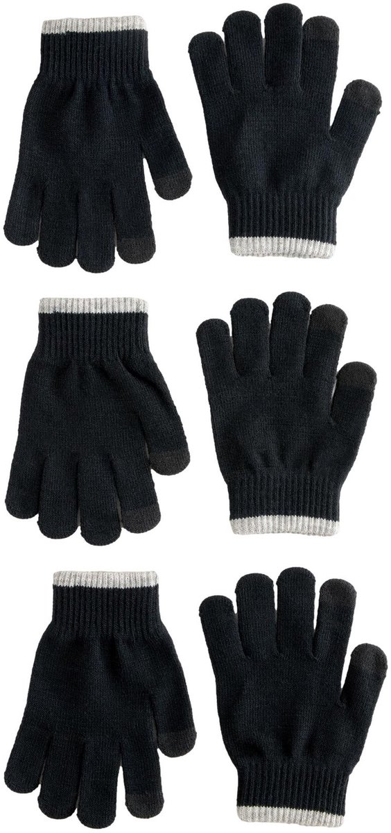 Next - Meisjes - 3 paar magic handschoenen - Zwart