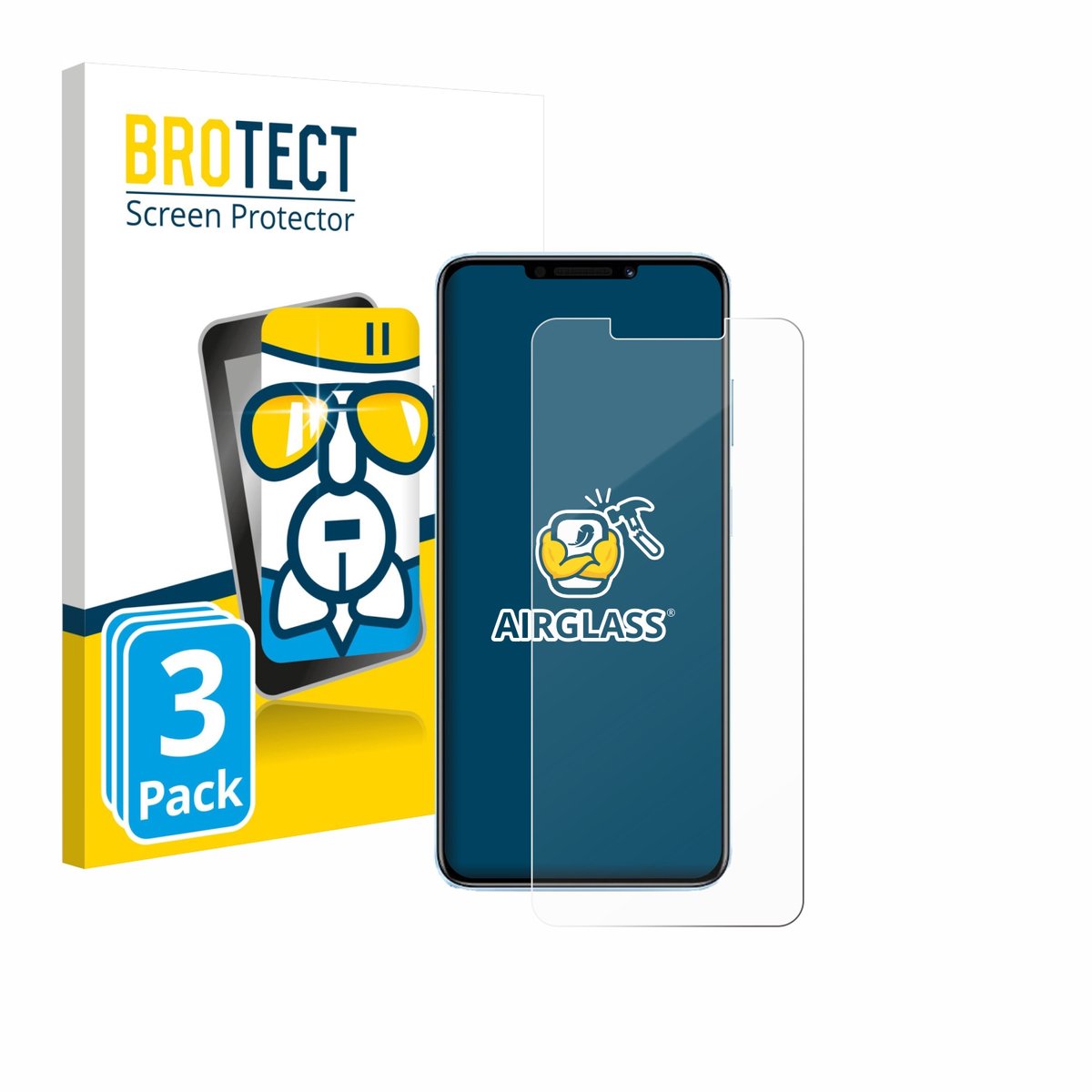 Screenprotector 3 Stuks voor Huawei Nova 14i Beschermglas transparant