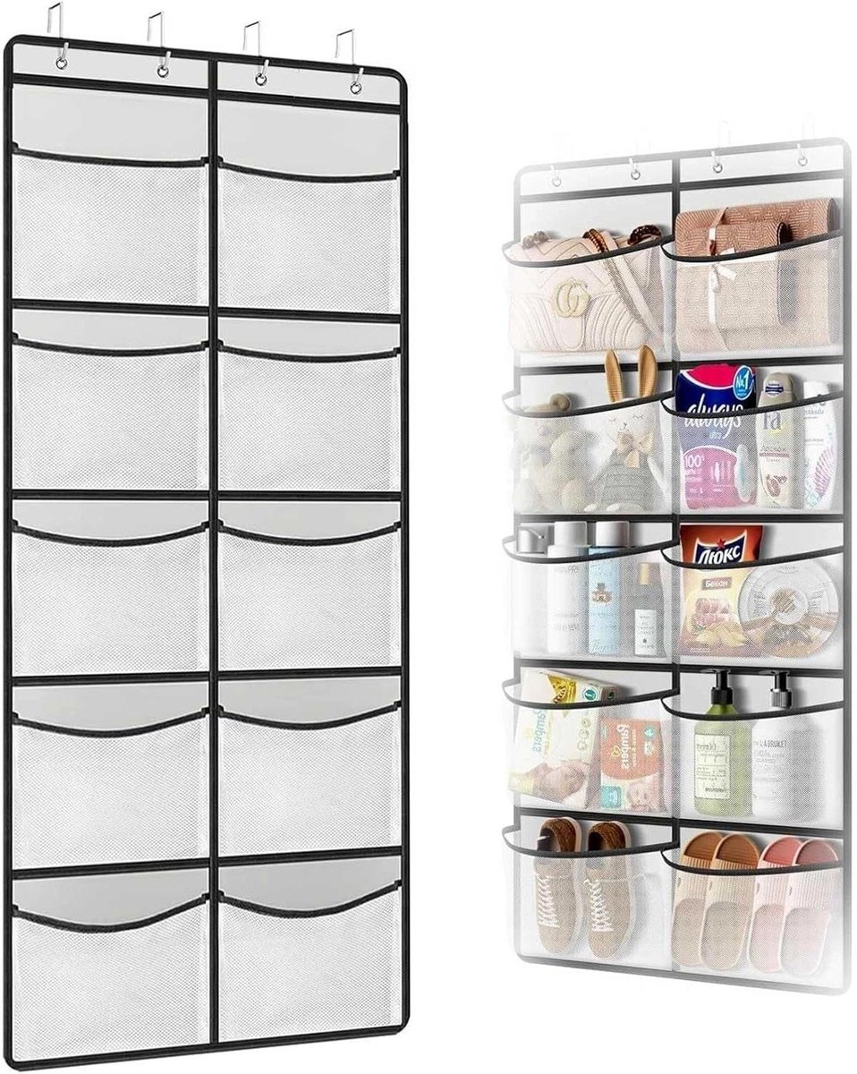 Wandorganizer met 10 ruime vakken voor badkamer, keuken en slaapkamer