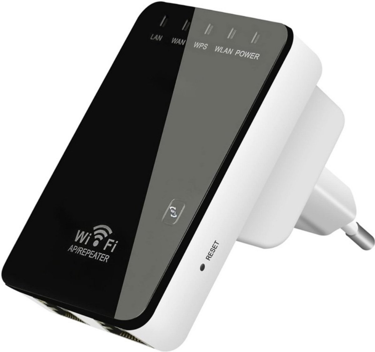 RWB® Wifi Versterker Stopcontact 300 Mbit/s Zwart