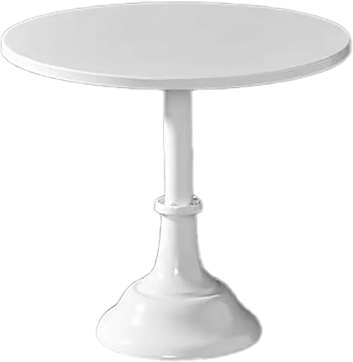 Ronde cakestandaard voor bruiloften en verjaardagen - Europese stijl - antislip - groot wit.
