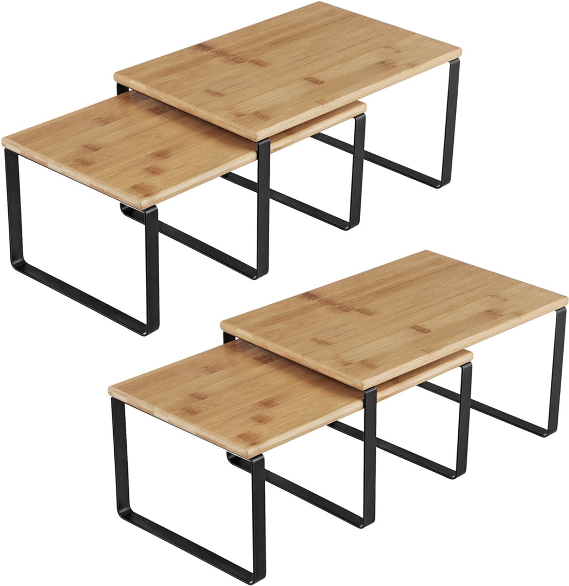 Keukenorganizers - Set van 4 - Stapelbaar