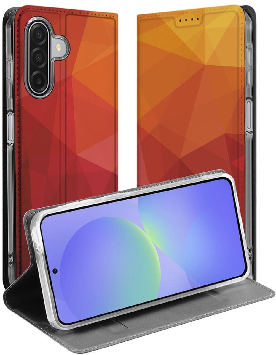 Polygon Red Book Cover Samsung Galaxy A17
