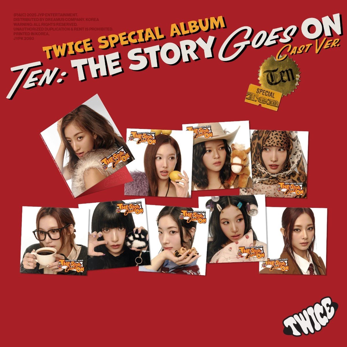 Twice - Ten: The Story Goes On (CD) (Cast Version)