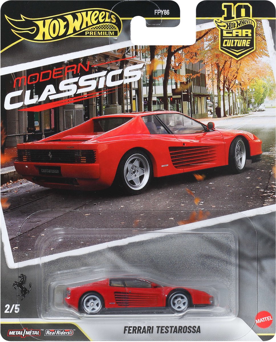 Hot Wheels Premium Car Culture - Ferrari Testarossa | bol