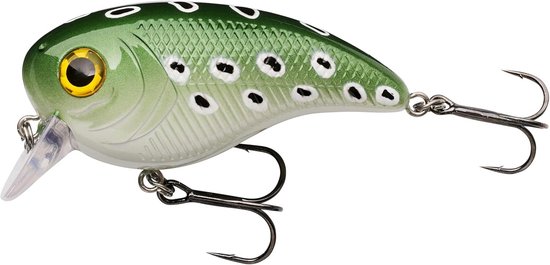 Ondiep Lopend Hard Kunst Aas voor Snoek en Roofvis, Compact Ontwerp, Hoge Waterverplaatsing, 6cm — afbeelding 3