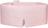 Dore & Rose - Slaapmasker - Oogmasker - Zijden Slaapmasker Voor Mannen en Vrouwen - Deep Sleep Mask - Eye Mask - Verduisterend - Wallen - Gestreept Roze