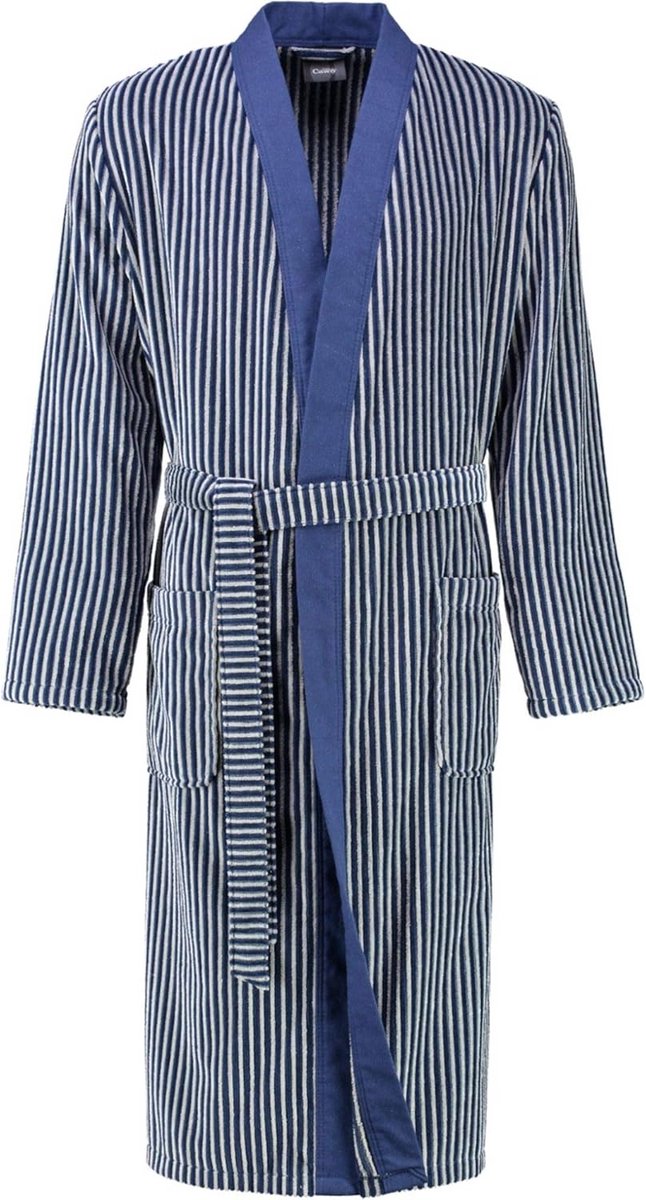 Luxe Heren Badjas Kimono Model Lichtgewicht Katoen Velours