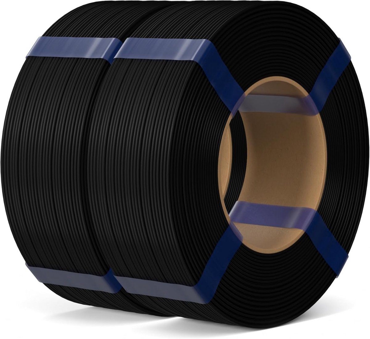PLA Basis 3D Printer Filament Navulset 1.75mm Zwart 2kg Spoelloos Hoge Nauwkeurigheid