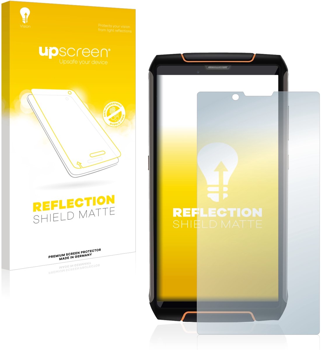 upscreen - Screenprotector voor Cubot King Kong 3 - Folie Beschermfolie anti glare matte