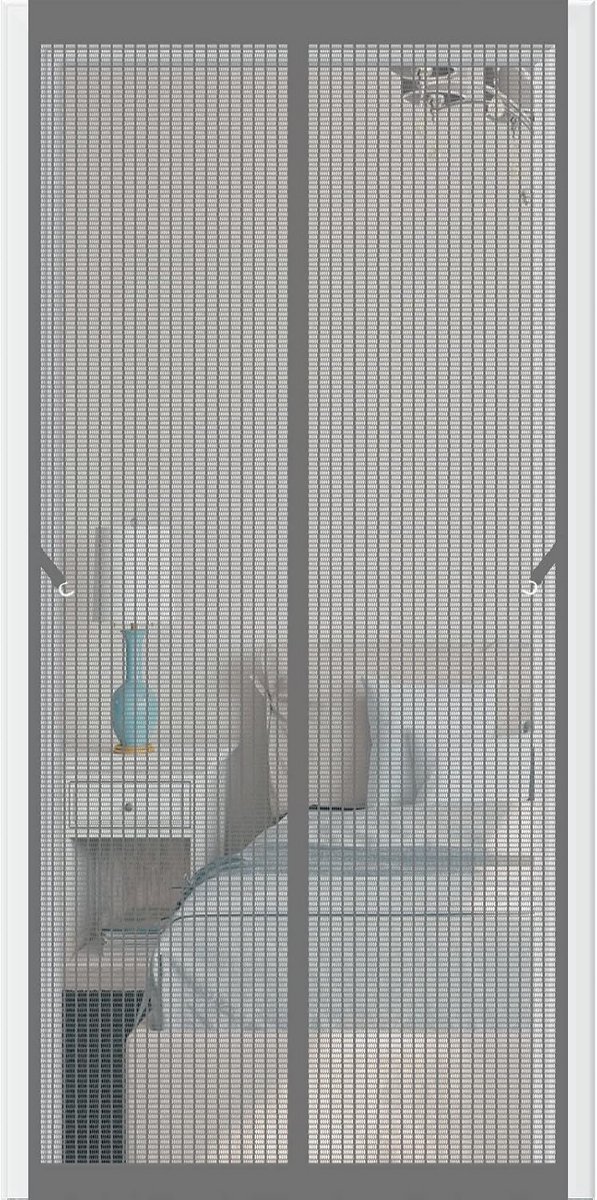 Magnetisch Vliegengordijn 85 x 240 cm Automatisch Sluitend voor Balkon, Patio en Achterdeur