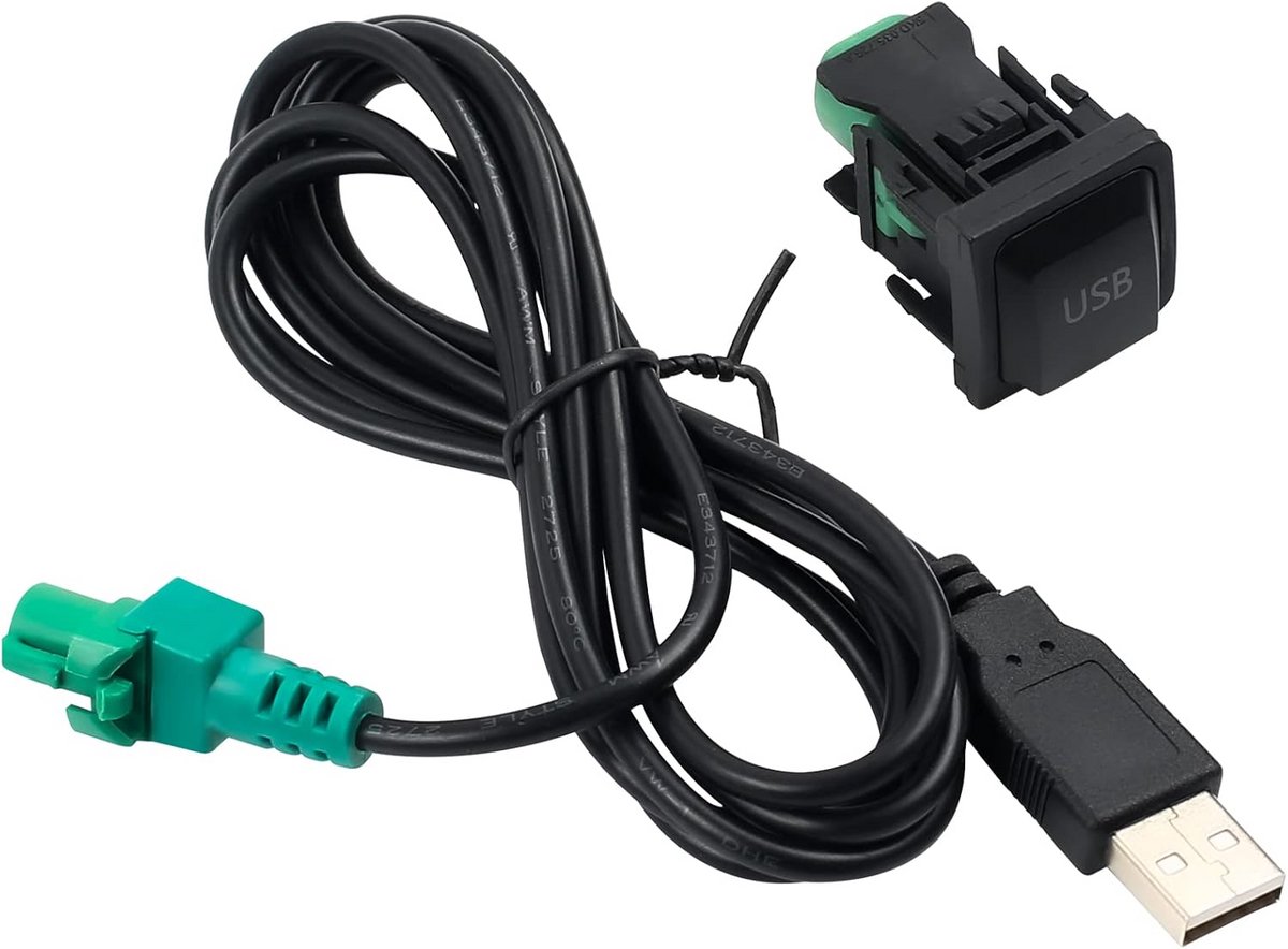 USB Audio Kabeladapter Inbouwstekker voor Auto Radio CD Speler Vervanging