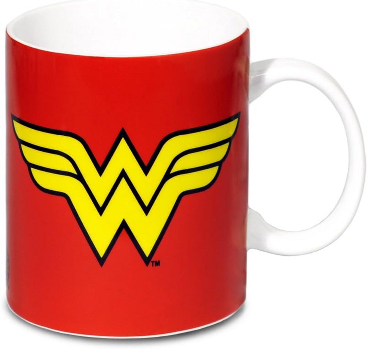 Wonder Woman Logo Mok - Koffiemok 300ml - Vaatwasmachinebestendig - Cadeauverpakking