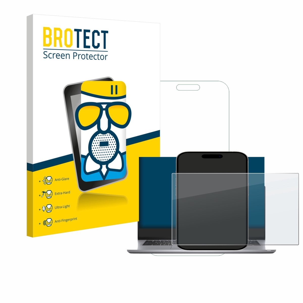 BROTECT - Screenprotector voor Dell Latitude 5421 - Folie Beschermfolie Beschermglas matte