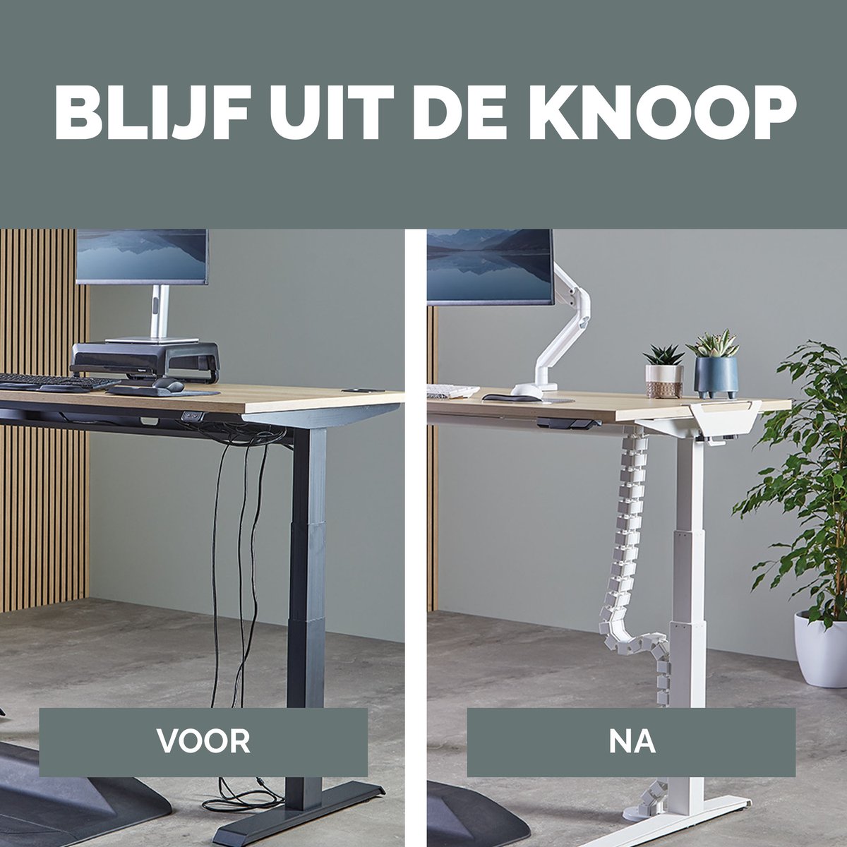 Fellowes Goulotte de Cable Blanche