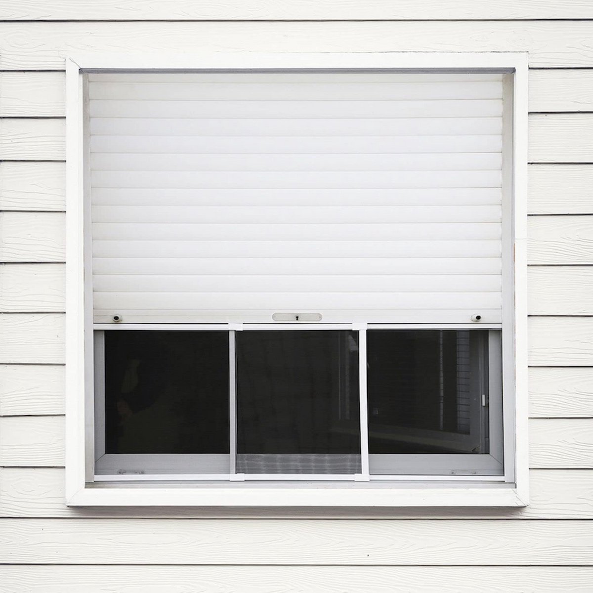 Uittrekbaar Vliegengaas Aluminium voor Rolluiken Zonder Boren - Verstelbaar 70-132 cm Bree