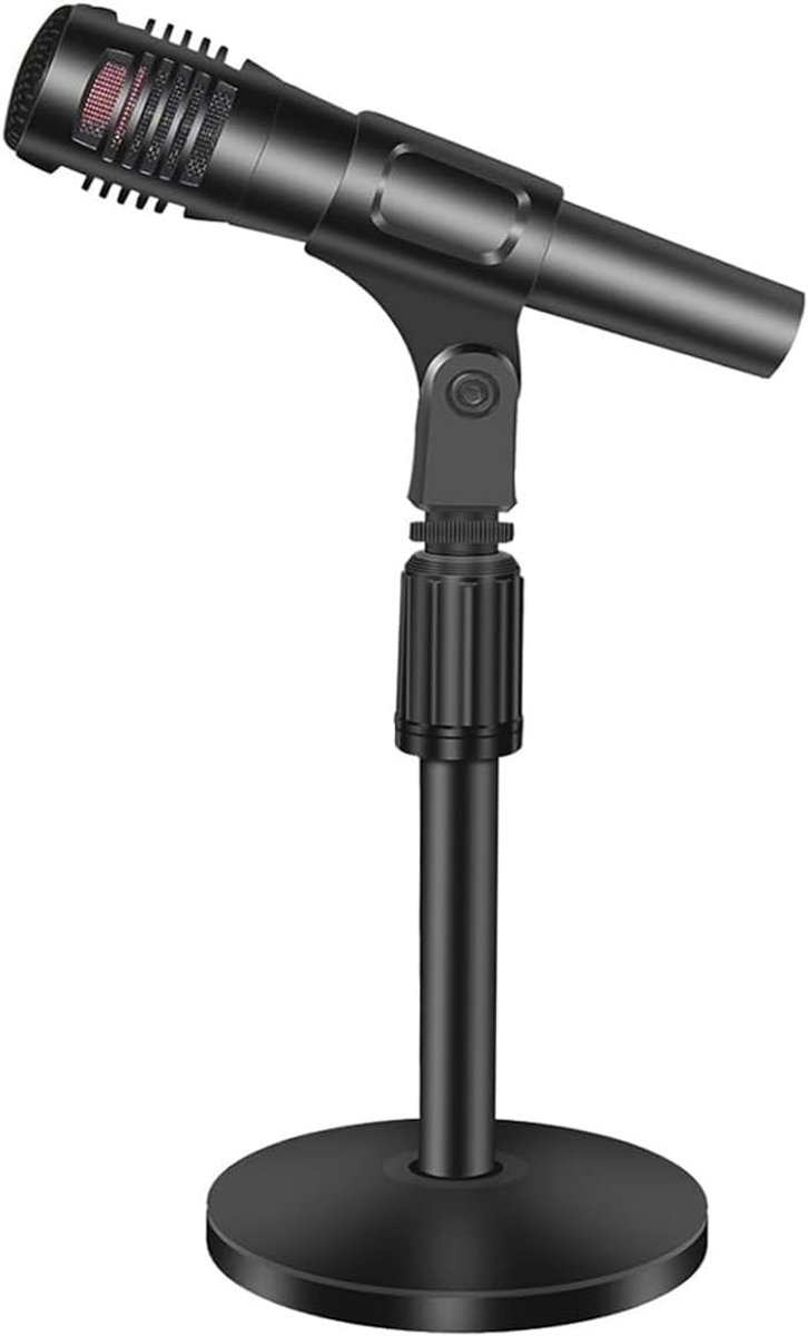 Verstelbare Metalen Microfoonstandaard voor Desktop met Universele Clip - Geschikt voor Blue Yeti en Meer