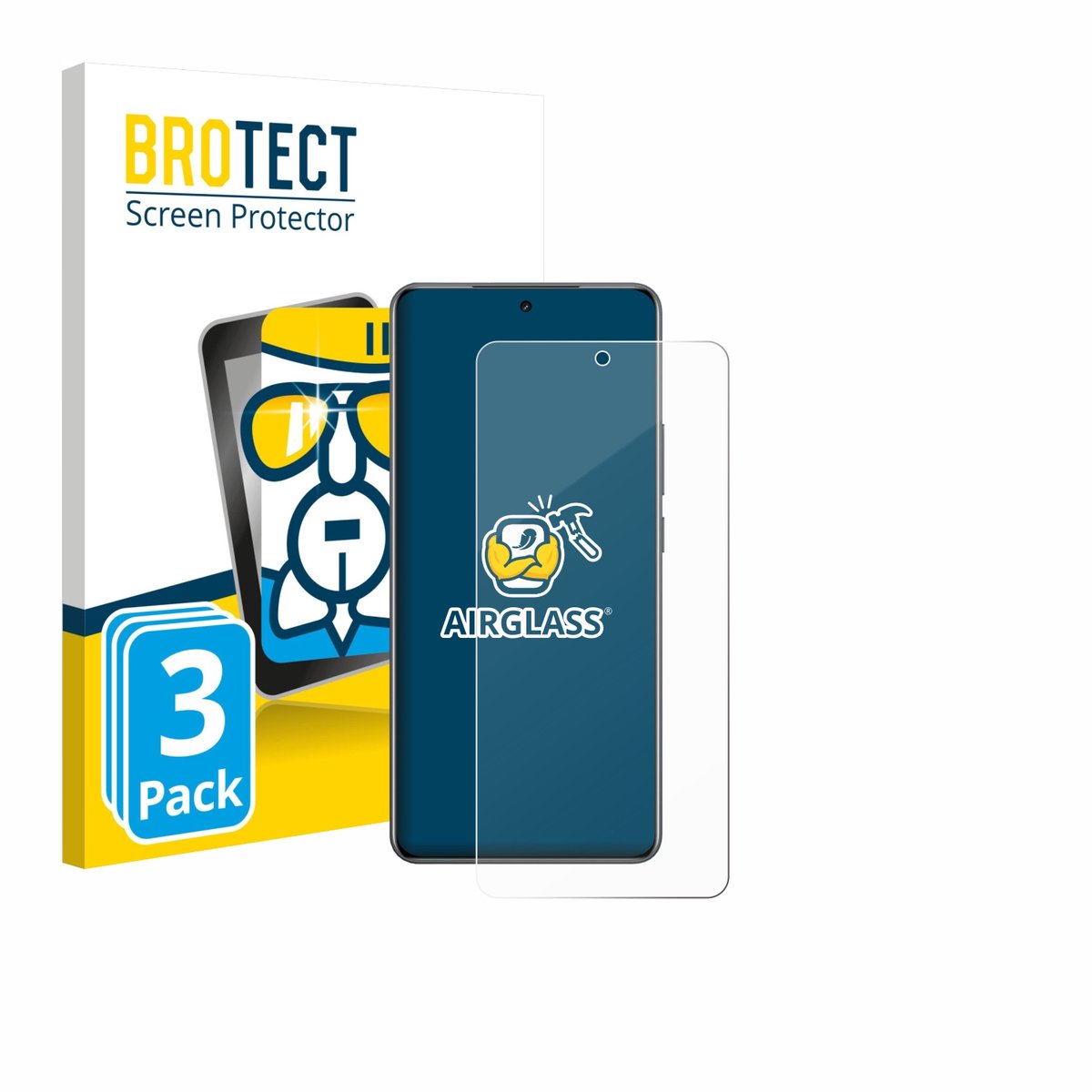 Screenprotector 3 Stuks voor realme Neo 8 Beschermglas transparant