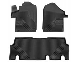Frogum No.77 Geschikt voor MERCEDES Vito W447 MIXTO vanaf 2014 - Automatten Set - TPE Rubber - 4 cm Hoge Rand - Geurloos