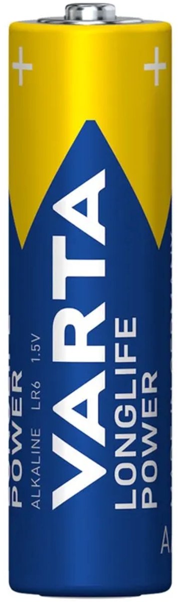 Batterij varta longlife power 8x aa | 10 stuks