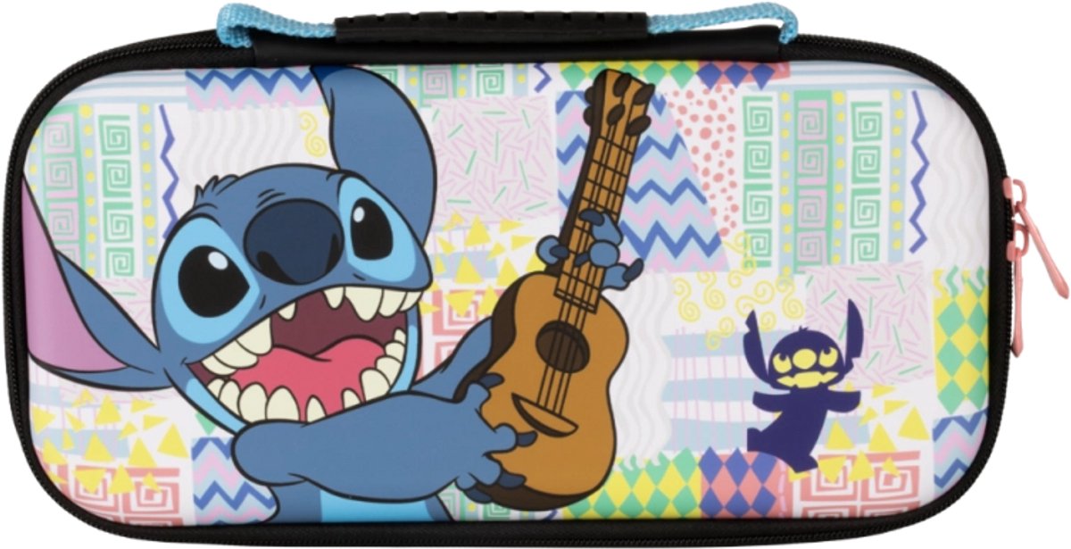 Stitch - Switch 2 beschermcase - music vibes - met opbergvakken
