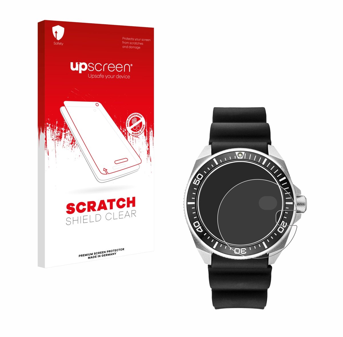 upscreen - Screenprotector voor Seiko Prospex SRPE37 - Folie Beschermfolie transparant