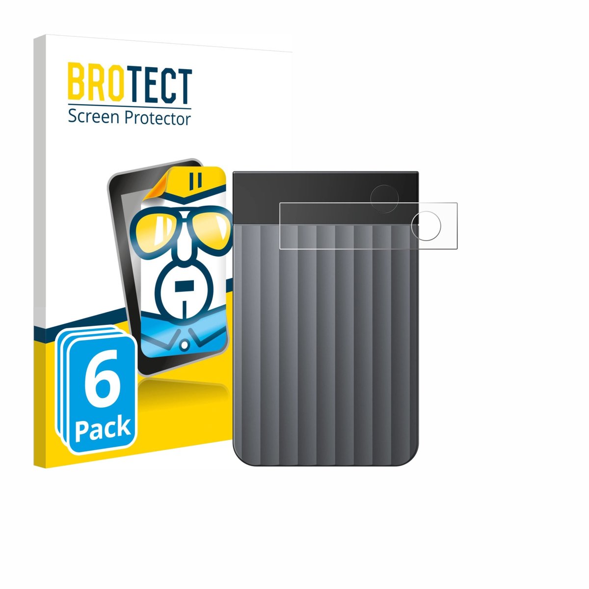 BROTECT - Screenprotector voor PLAUD Note Pro - Folie Beschermfolie transparant 6 Stuks