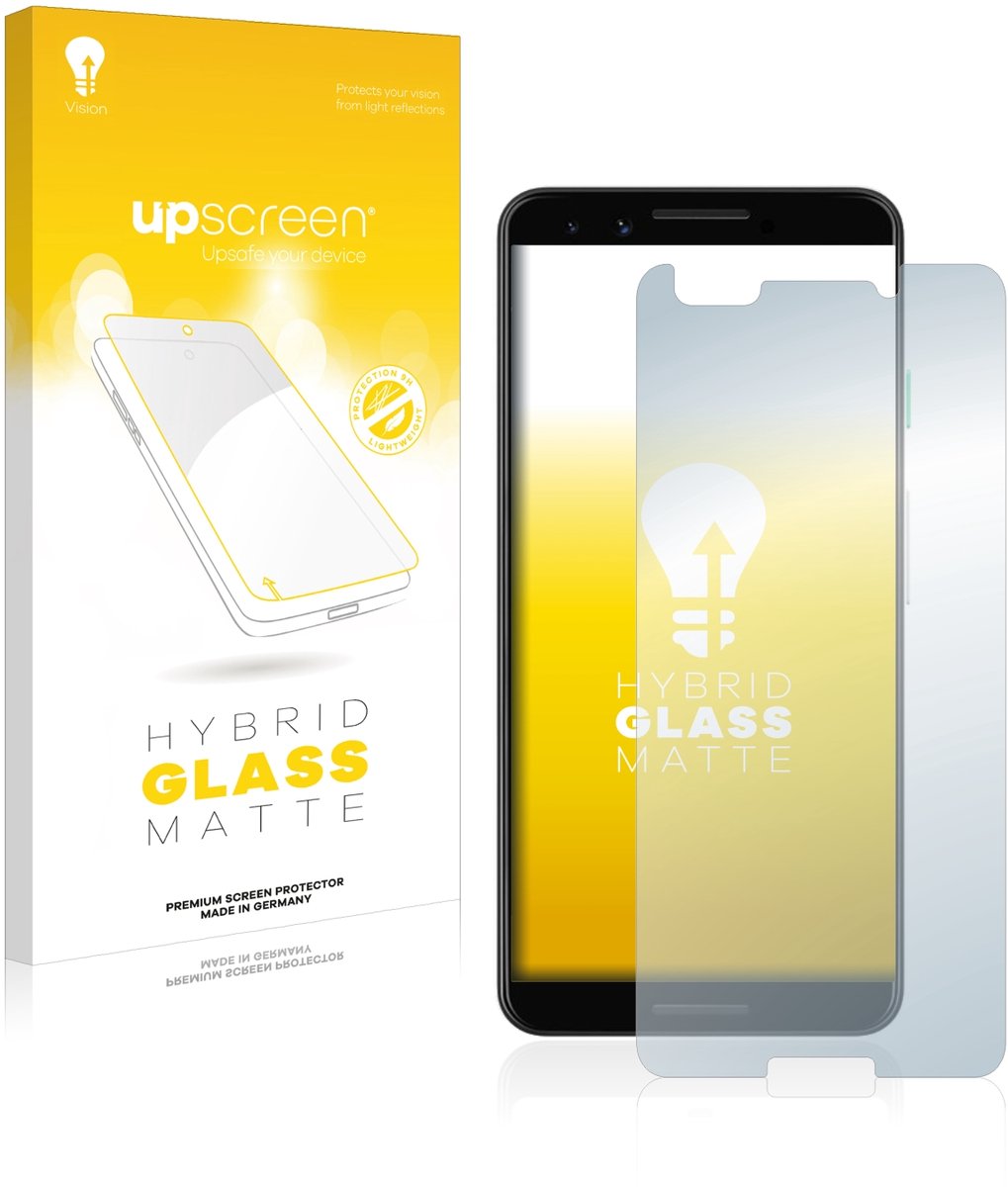 upscreen - Screenprotector voor Google Pixel 3 - Folie Beschermfolie Beschermglas matte