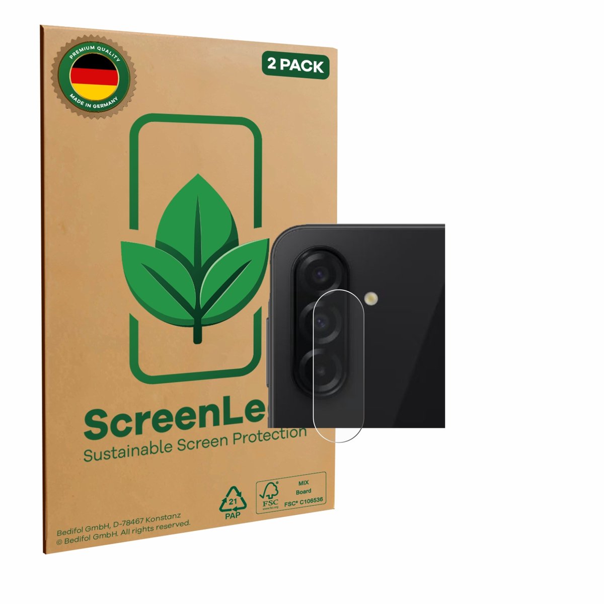 2 Stuks Screenprotector voor Samsung Galaxy A26 5G Enterprise Edition (ALLEEN Camera Lens) - Hoogwaardige Beschermfolie transparant