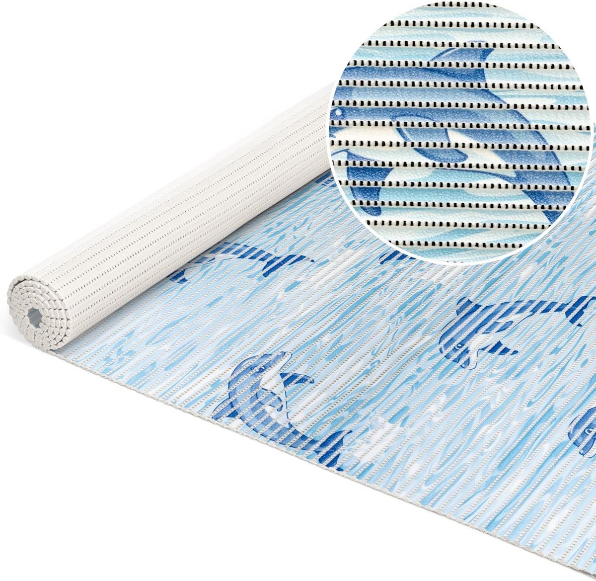 Antislip Schuim Badmat 400x80 cm - Vochtbestendig Douche en Toilet Tapijt