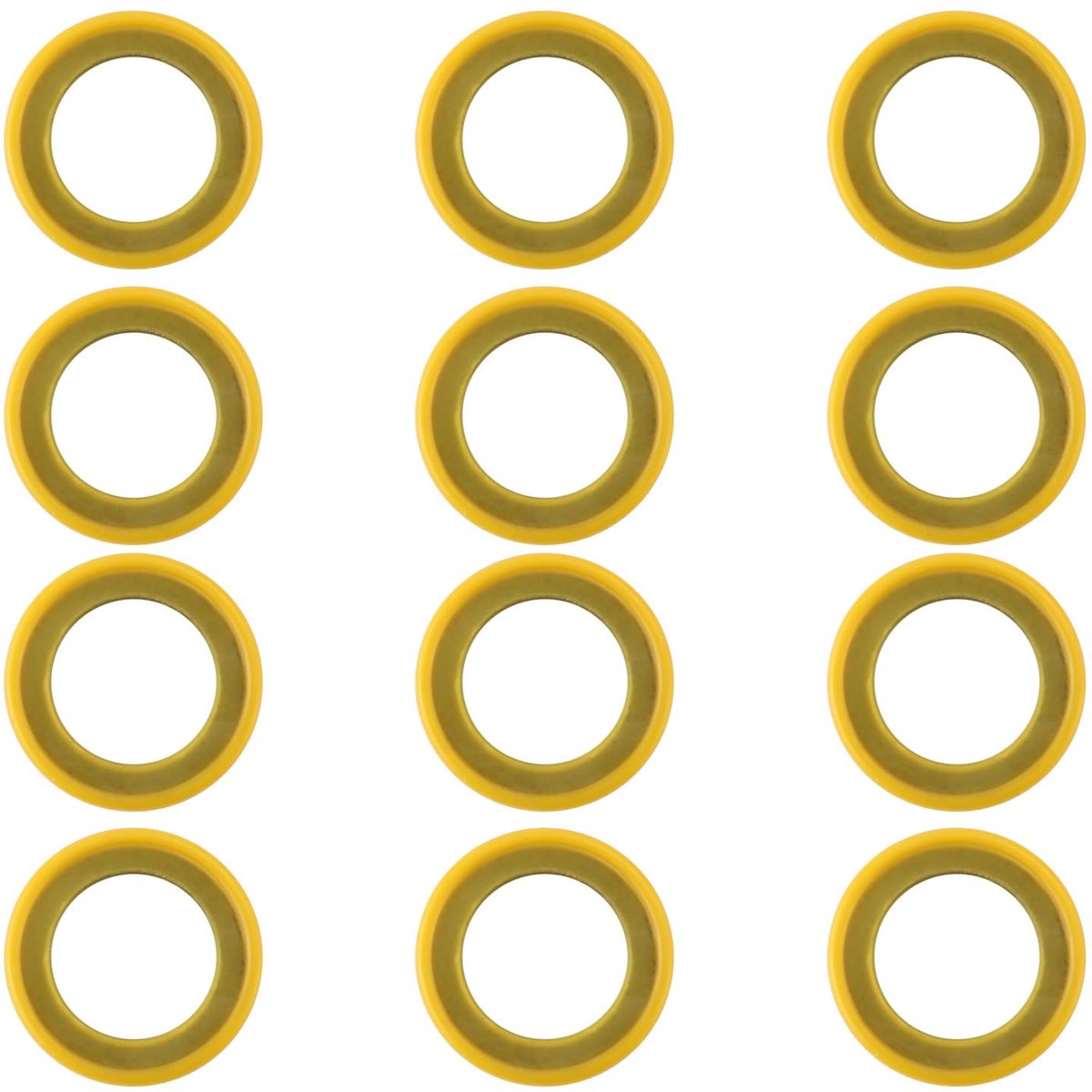 12 Stuks Onderwater Behuizing Afvoerklep Dichting Washers - Rubber en Ijzeren Constructie