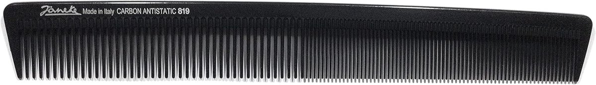Universele Kam - Carbonkam Lang - Haar Stylen - Antistatisch Eigenschap - 22 cm Lang - Zwart