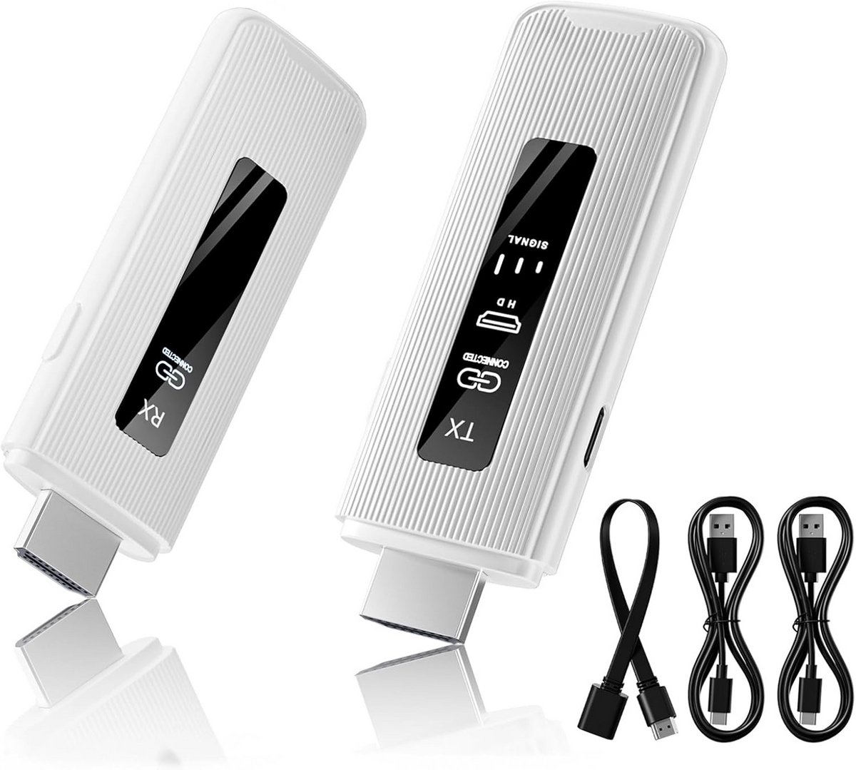 Draadloze HDMI Set - Signaal Zend Zendontvanger - Streaming Beeld Geluid - Dubbel Band Bereik - 50 Meter Afstand
