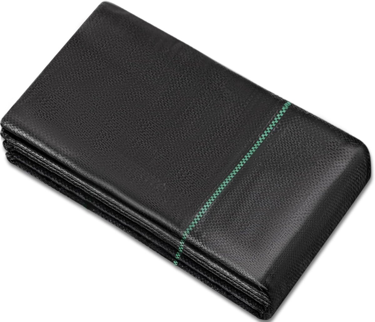 Onkruidbarrière Doek - Tuin Bodembedekker - Onkruid Vrij Houden - Heavy Duty Geweven Stof - 3x50ft - Zwart
