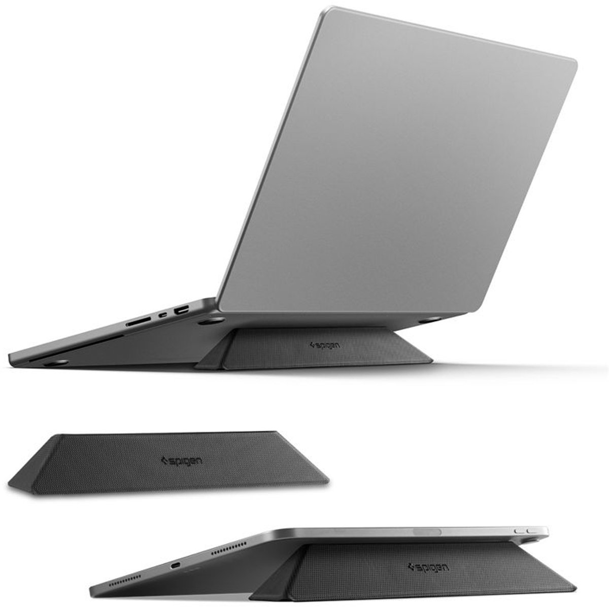 Spigen Slimfold Laptopstandaard Ld201-S4, Zwart