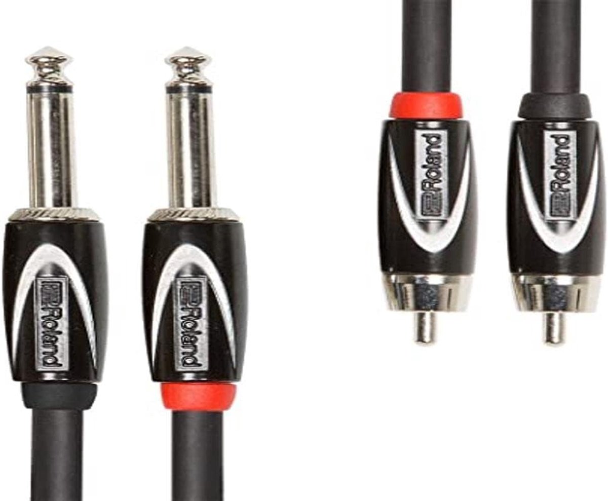 Verbindingskabel - Audio Kabel - Muziekapparatuur - Hoge Snelheid - 1 Meter - Zwart