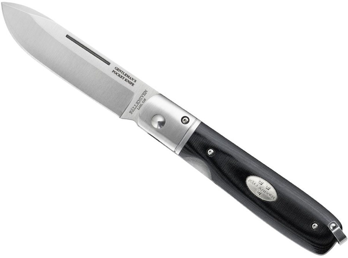Fällkniven Zakmes Gentlemans Pocket Knife Black Micarta