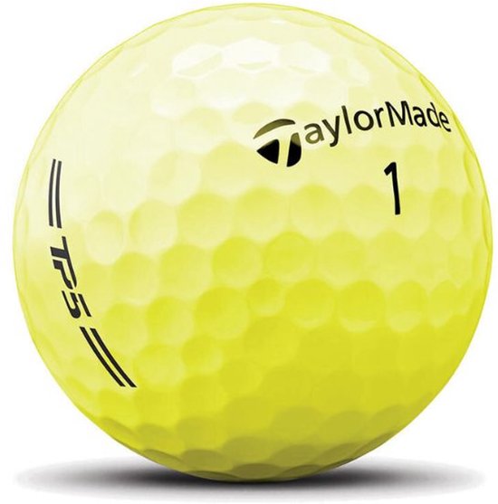 Taylormade TP5 Golfballen Hi-Vis Geel 2026 van Merkloos — afbeelding 3