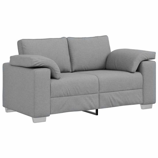 vidaXL - Love - Siège - Gris clair - 120 - cm - Tissu