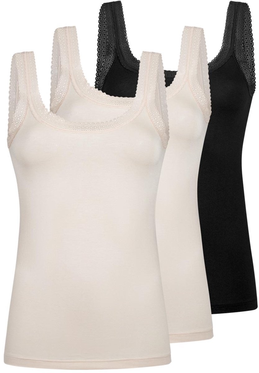Mey Dames onderhemd 3 pack Modal Lace