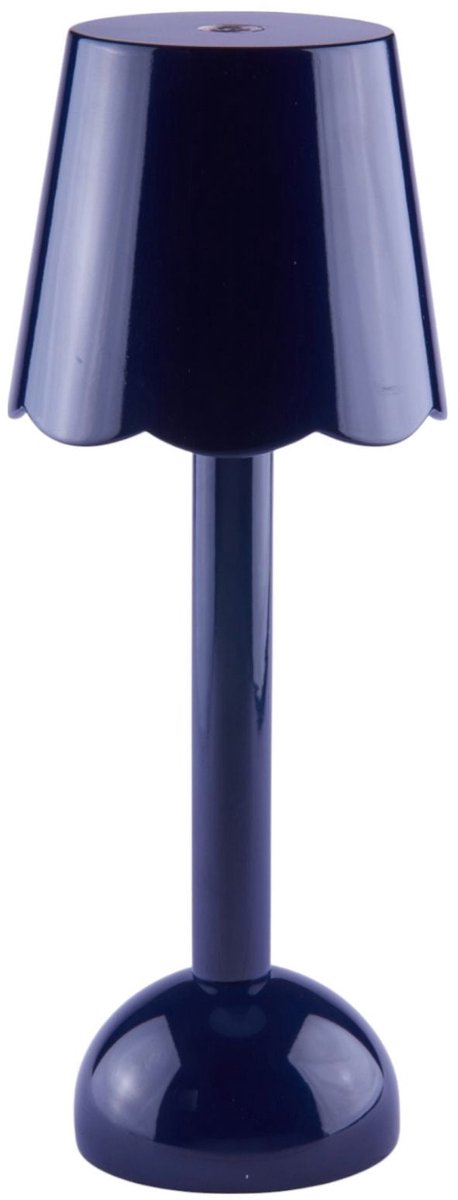 Addison Ross - Scallop LED tafellamp 28cm Navy - Tafellampen
