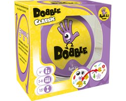 Dobble Classic – Nederlandstalig Kaartspel voor 2 tot 8 spelers - Leuk familiespel vanaf 6 jaar - Het razendsnelle zoekspel voor het hele gezin