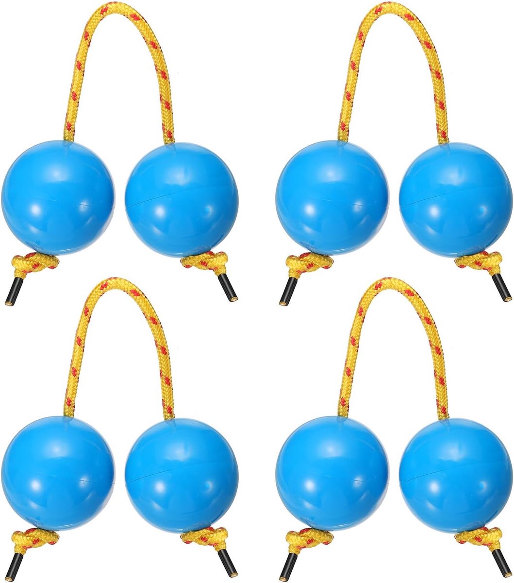 Afrikaanse Shaker - Hand Percussie - Muzikale Optredens - Verstelbaar Touw - 5 x 30 cm - Blauw