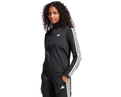 Adidas Adidas Essentials Tricot 3-Stripes Trainingsjack Sweater Zwart Dames - Maat L