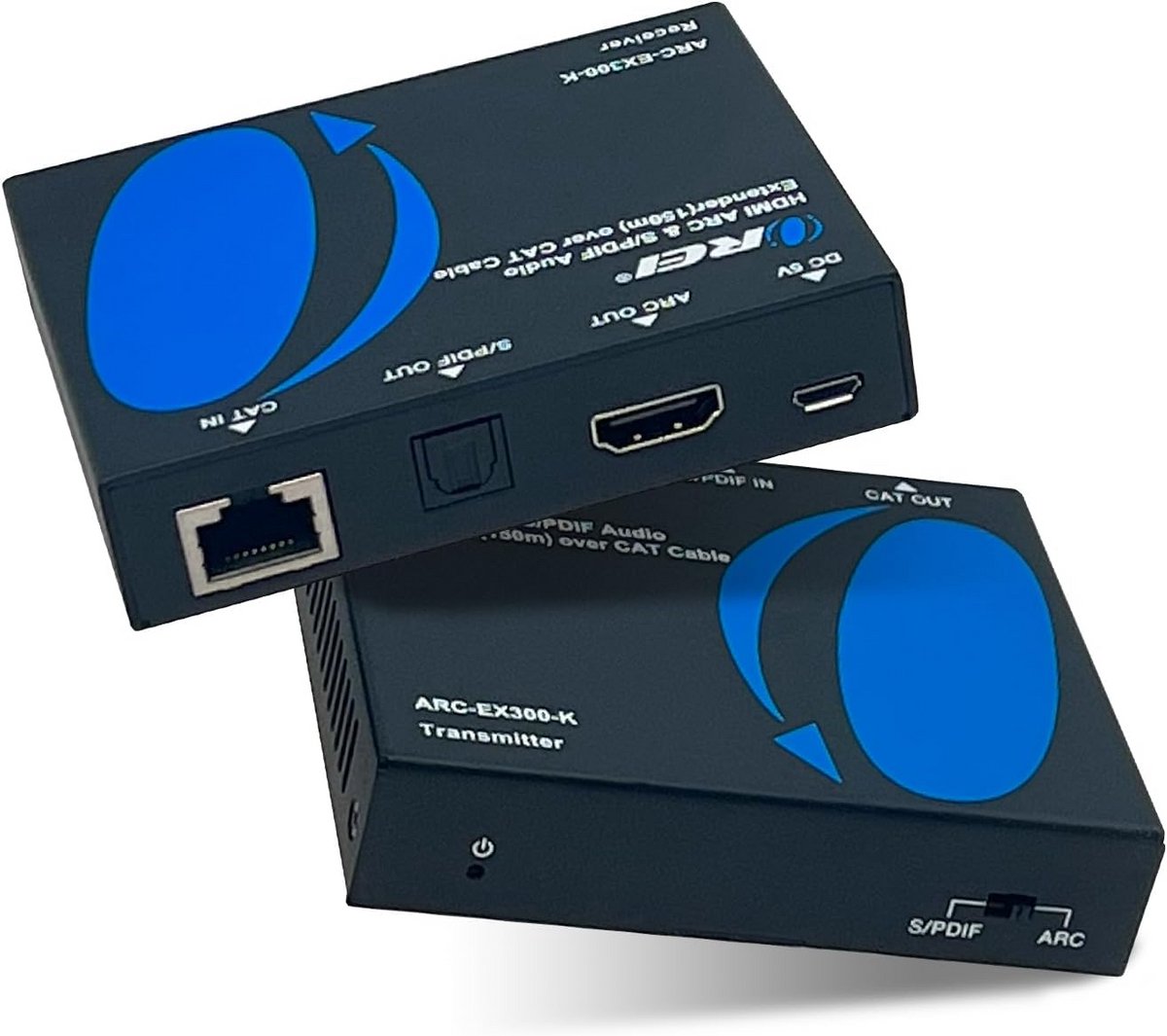 Audio Extender Set - Audio Versterker - Lange Afstand Audio - ARC & SPDIF Ondersteuning - Tot 90 Meter