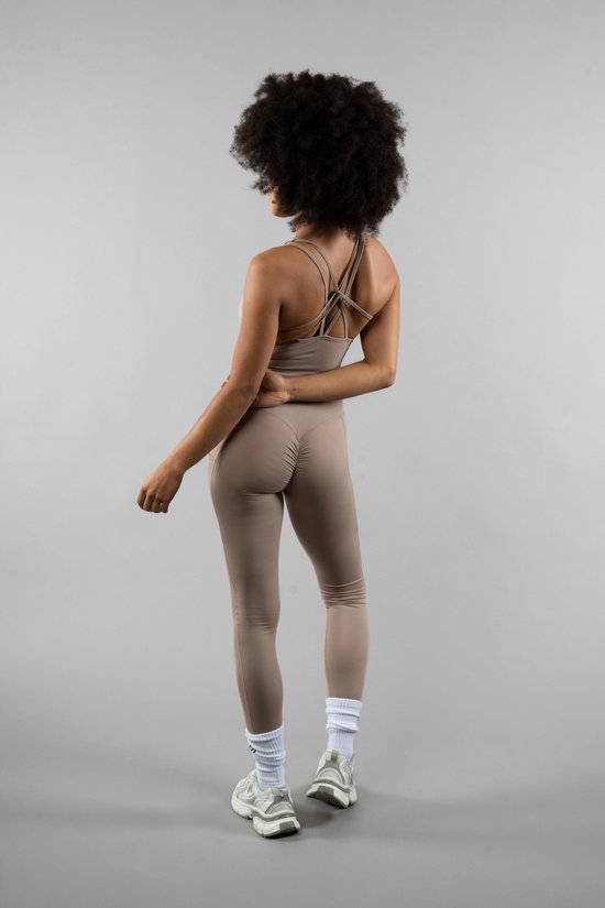 Unveil Active-Jumpsuit- Desert Taupe S — afbeelding 3