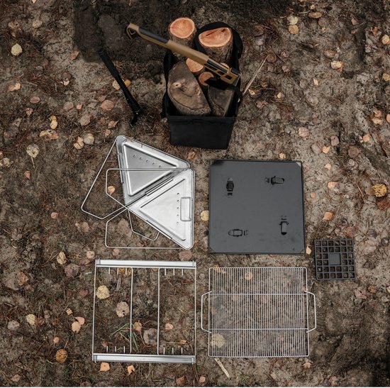 Offlander - Camping Grill - Opvouwbaar - Draagbaar - Groot van Merkloos — afbeelding 3